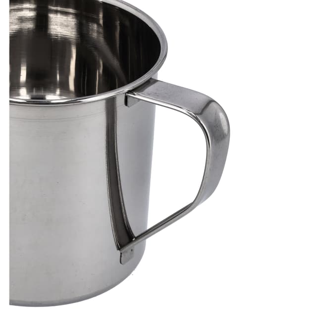 Delcasa 10Cm Steel Mug - Portable Lightweight Large Coffee & Tea Mug