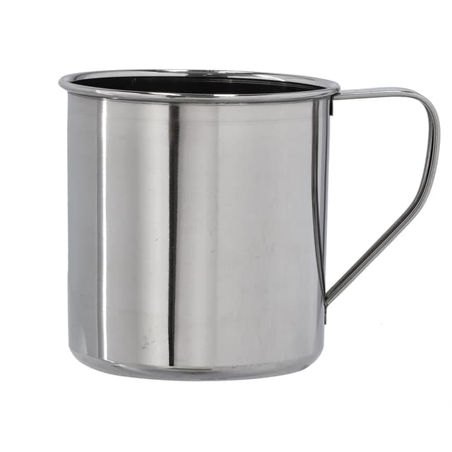 Delcasa 10Cm Steel Mug - Portable Lightweight Large Coffee & Tea Mug