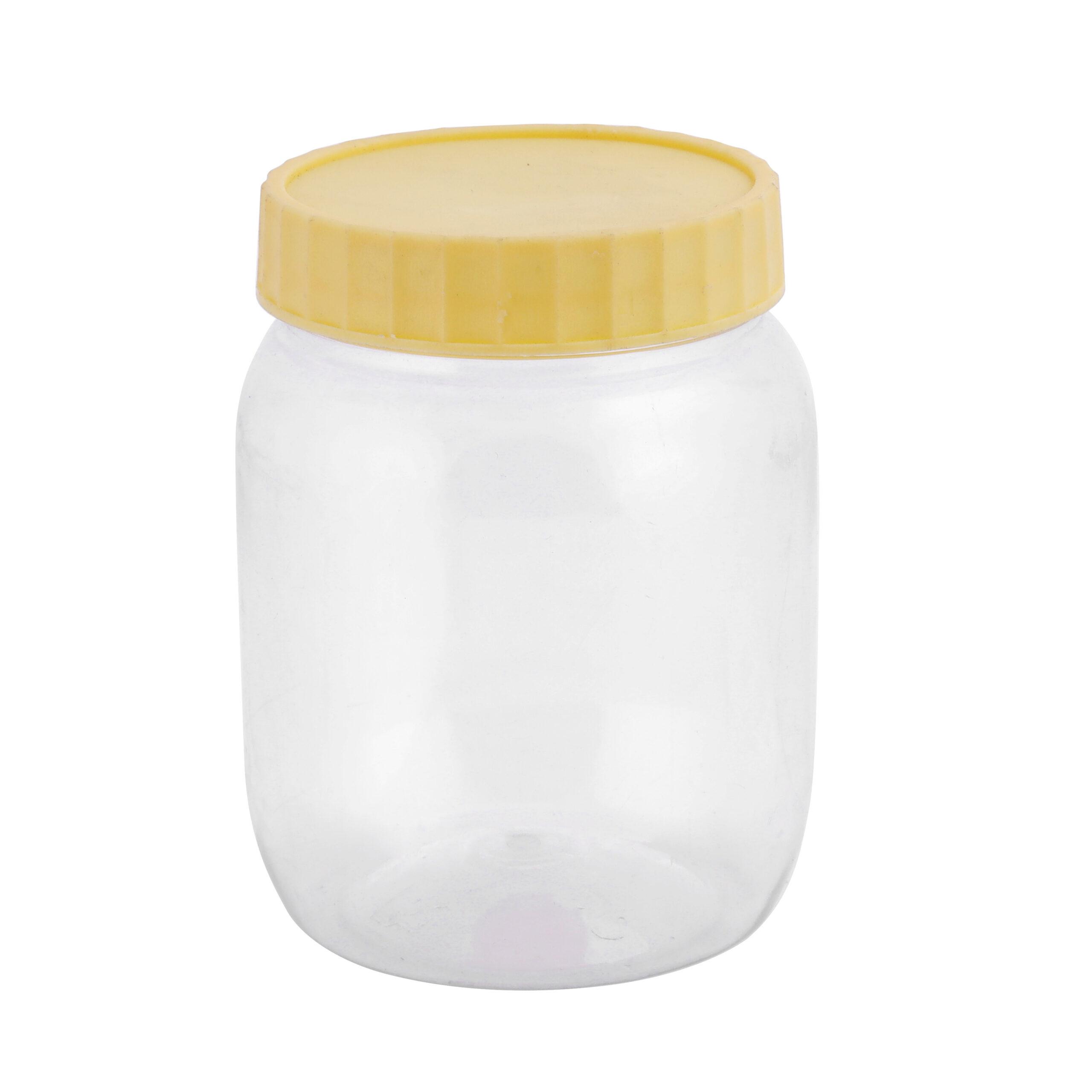 Delcasa 2000Ml Round Storage Jar - Air-Proof Transparent Jar - Healthier Choice, Maximum Freshness