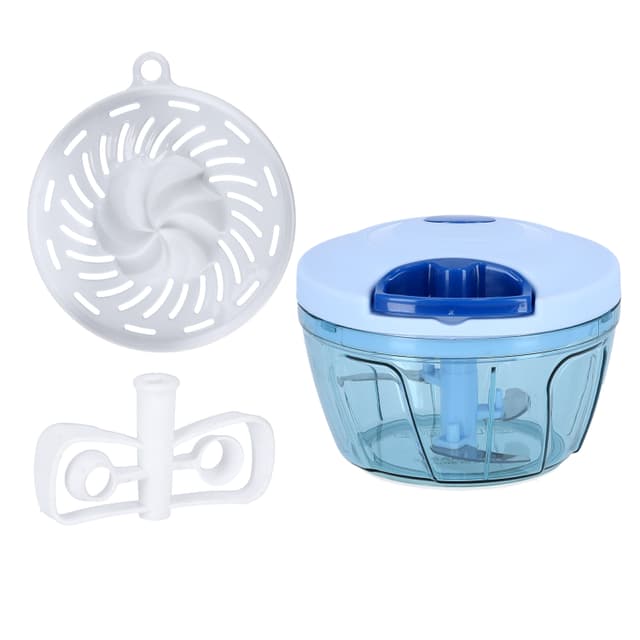 مفرمة طعام يدوية 3In1 Quick Food Chopper - Manual Handheld Food Chopper/Cutter - Delcasa - 169187