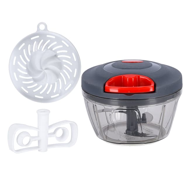 مفرمة طعام يدوية 3In1 Quick Food Chopper - Manual Handheld Food Chopper/Cutter - Delcasa - 169183