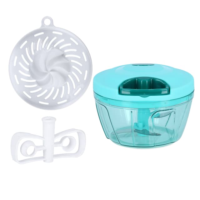 مفرمة طعام يدوية 3In1 Quick Food Chopper - Manual Handheld Food Chopper/Cutter - Delcasa - 169186