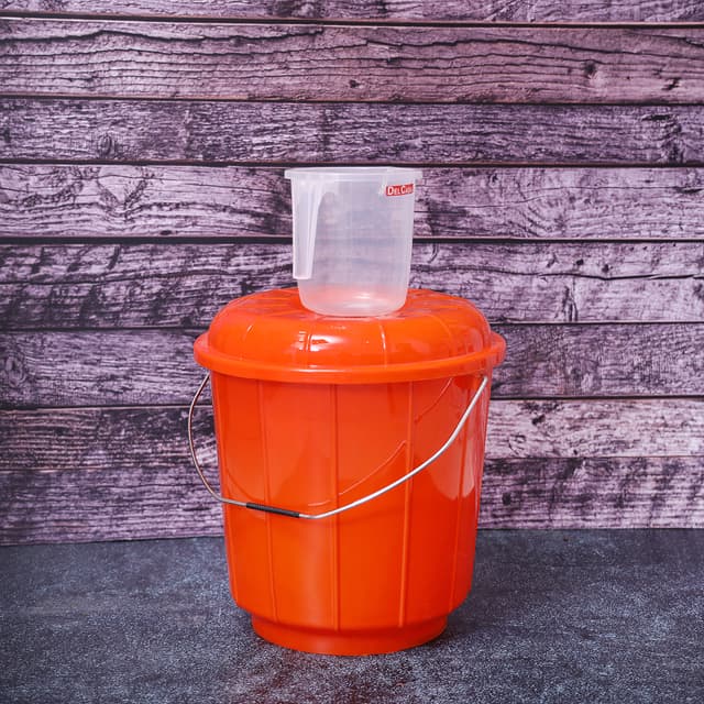 دلو (سطل) بلاستيك 18 لتر Delcasa 18Ltr Plastic Bucket With Lid - 187666