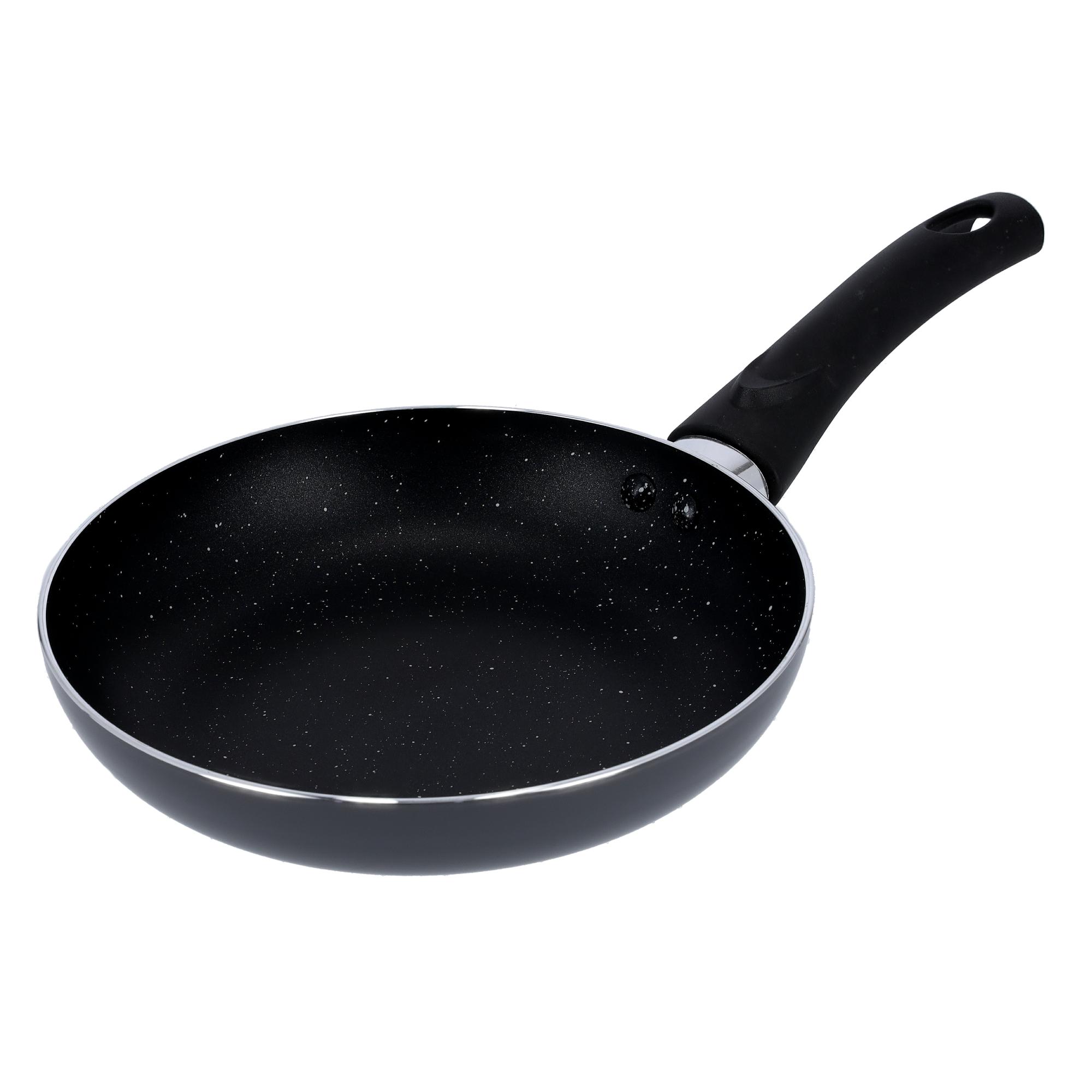 مقلاة ألمنيوم مقاس 20 سم - أسود - Non Stick Aluminium Fry Pan - Delcasa