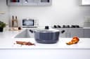كسرولة غرانيت قياس 28 سم GRANITE COATED ALUMINIUM NON-STICK CASSEROLE - Delcasa