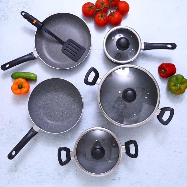 مجموعة أواني الطهي Cookware Set - Delcasa