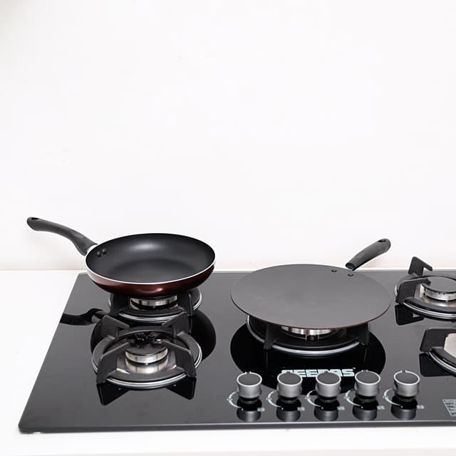 Delcasa 3Pcs Fry Set - Non-Stick Fry Pan Set With Slotted Turner