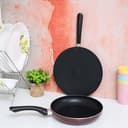 Delcasa 3Pcs Fry Set - Non-Stick Fry Pan Set With Slotted Turner