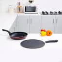 Delcasa 3Pcs Fry Set - Non-Stick Fry Pan Set With Slotted Turner