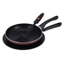Delcasa 3Pcs Fry Set - Non-Stick Fry Pan Set With Slotted Turner