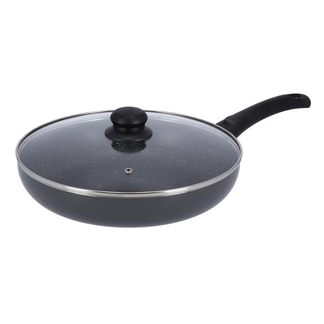 Delcasa 28Cm Non Stick Aluminium Deep Fry Pan With Lid - SW1hZ2U6NDEwODg2