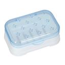 Delcasa 13X10Cm Soap Box, Soap Holder Organiser Box Case - Soap Dish Holder Set For Bathroom