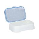 Delcasa 13X10Cm Soap Box, Soap Holder Organiser Box Case - Soap Dish Holder Set For Bathroom