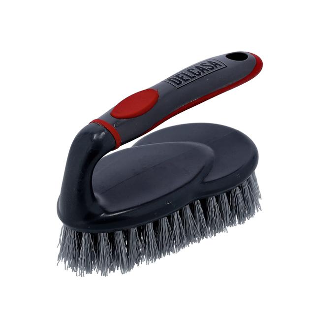 Delcasa Cleaning Brush - Iron Shaped Scrubbing Brush With Stiff Bristles & Non-Slip Grip For Stubb - SW1hZ2U6NDEwODQ4