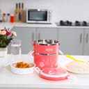 Delcasa 1700Ml 2 Layer Lunch Box - Portable Stainless Steel Inner Case Bpa Free With Detachable