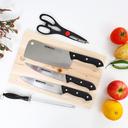 Delcasa 5 Pcs Kitchen Knife Set With Cutting Board - SW1hZ2U6NDMxNzYx