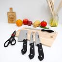 Delcasa 5 Pcs Kitchen Knife Set With Cutting Board - SW1hZ2U6NDMxNzU3