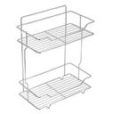 Delcasa 2 Tier Shower Rack - Storage Shelf - Bathroom Storage Shelves And Racks Stainless Steel - SW1hZ2U6NDI2MDcy