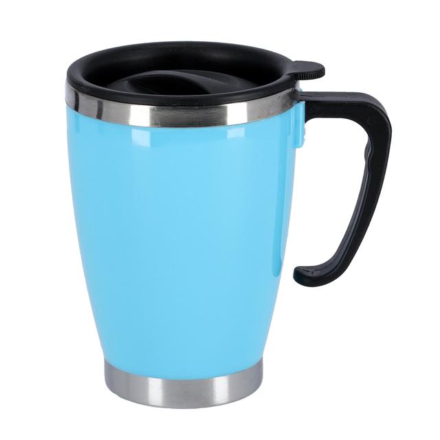 Delcasa 420Ml Stainless Steel Travel Mug - Double Wall & High Grade Stainless Steel - Hot & Cool - SW1hZ2U6NDIxNTE1