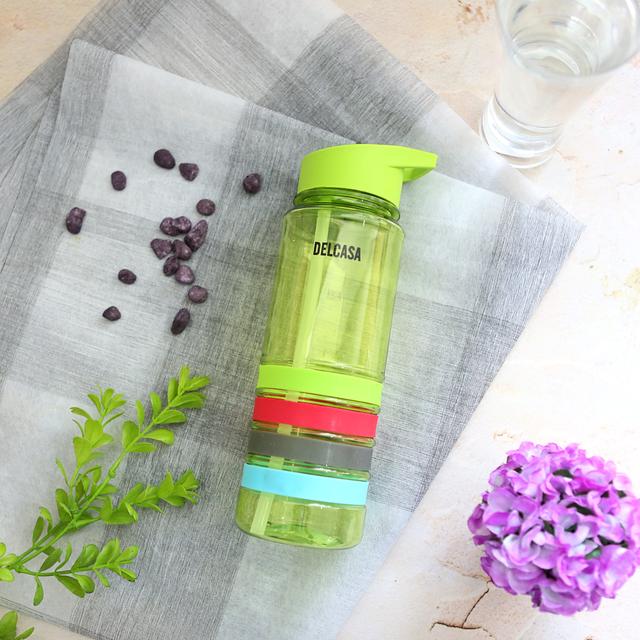 Delcasa 720Ml Water Bottle - Reusable Water Bottle Wide Mouth With Hanging Clip - SW1hZ2U6NDA1NDkw