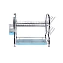 حامل تجفيف الصحون (شكاكة) بطبقتين  2 -Layer Dish Drainer Rack - Delcasa