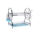 حامل تجفيف الصحون (شكاكة) بطبقتين  2 -Layer Dish Drainer Rack - Delcasa