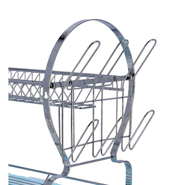 حامل تجفيف الصحون (شكاكة) بطبقتين  2 -Layer Dish Drainer Rack - Delcasa