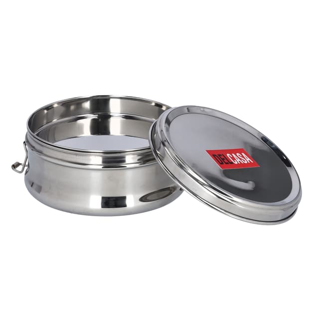 Delcasa S/S Lunch Box With Plate/14cm 1X36