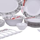 طقم سفرة طعام ميلامين 35 قطعة ديلكاسا Melamineware Dinner Set Delcasa - SW1hZ2U6Mzc5MjU2