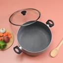 كسرولة غرانيت قياس 30×13 سم GRANITE COATED ALUMINIUM NON-STICK CASSEROLE - Delcasa - 184413