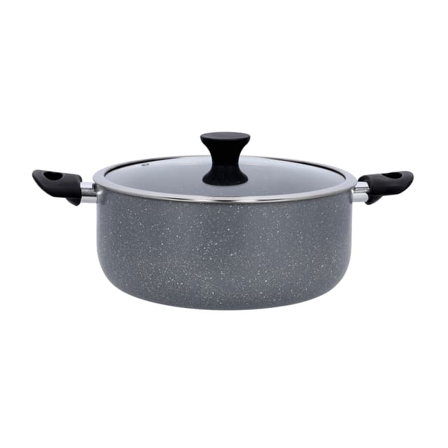 كسرولة غرانيت قياس 30×13 سم GRANITE COATED ALUMINIUM NON-STICK CASSEROLE - Delcasa - 297861