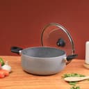 كسرولة غرانيت قياس 30×13 سم GRANITE COATED ALUMINIUM NON-STICK CASSEROLE - Delcasa - 184412