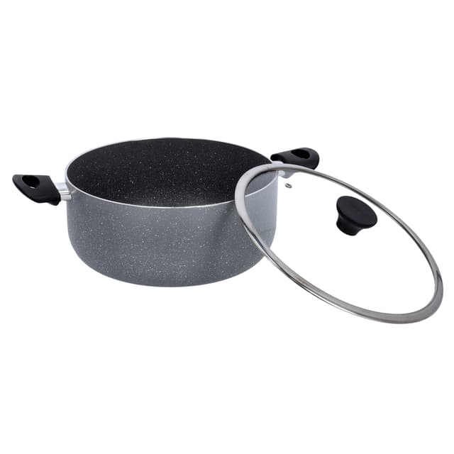 كسرولة غرانيت قياس 30×13 سم GRANITE COATED ALUMINIUM NON-STICK CASSEROLE - Delcasa - 184415