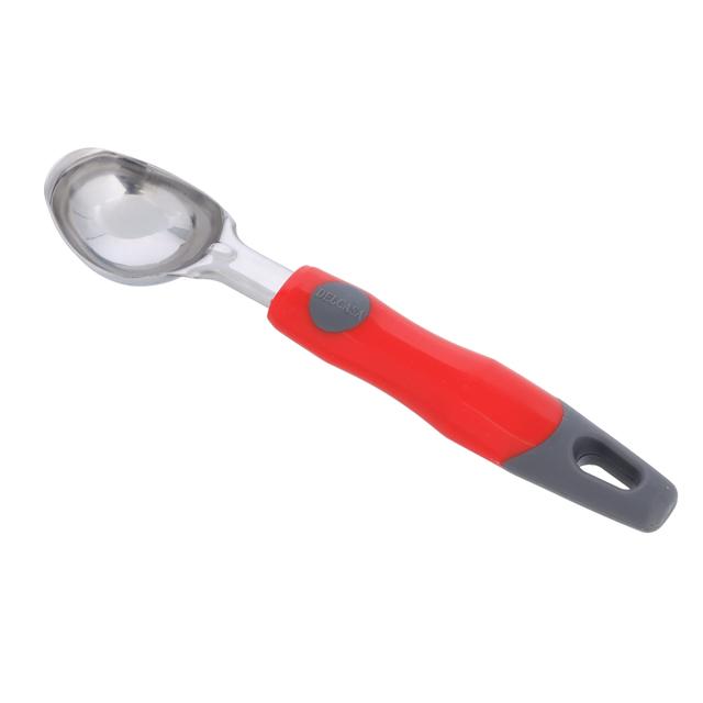 Delcasa Stainless Steel Ice Cream Scoop, Elegant Design, DC1929 - Ice Cream Scoop Comfortable Grip PP Handle with Hanging, Dishwasher Safe, Sturdy and Durable Design - SW1hZ2U6NDMwOTAx