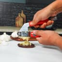 Delcasa Stainless Steel Garlic Press With PP Handle, DC1932 | Professional Grade | Easy Clean | Dishwasher Safe & Rustproof | Elegant Design | Hassle Free Construction