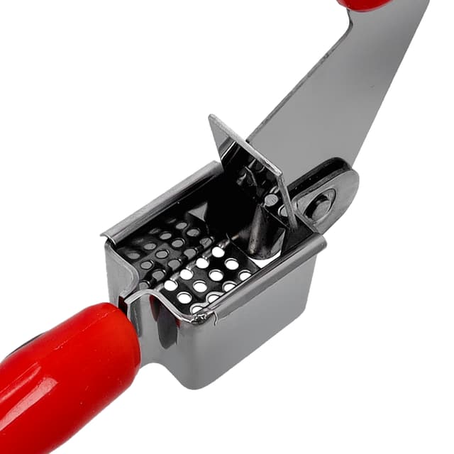 Delcasa Stainless Steel Garlic Press With PP Handle, DC1932 | Professional Grade | Easy Clean | Dishwasher Safe & Rustproof | Elegant Design | Hassle Free Construction