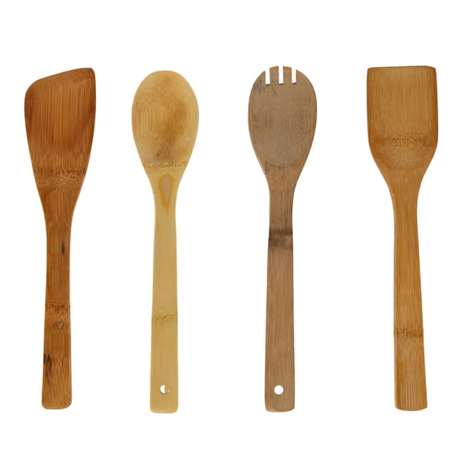 Delcasa 5Pcs Bamboo Kitchen Tools