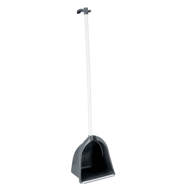 Delcasa Jumbo Dust Pan And Brush,DC1966 | Long Handle Plastic Made | Mounted Dustpan Design | Broom And Dust Pan Cleaning Set For Schools,Restaurants,Hospitals,Offices - 184624