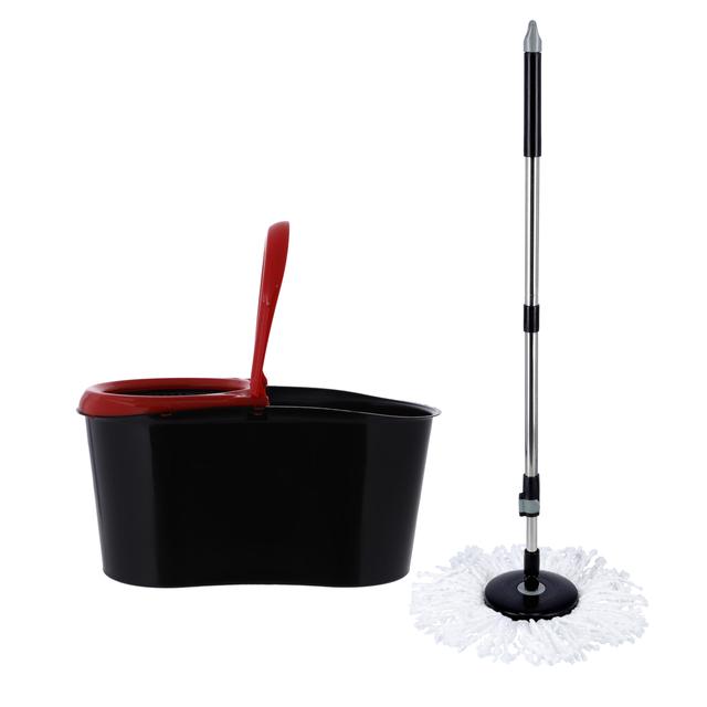 Delcasa Nexon Spin Easy Mop, 16 Liter Capacity, DC1964 | 100% Microfiber Mop Head | 360 Degree Rotating Head | Adjustable Height | Faster Dehydration | Suitable for All Types of Floor - SW1hZ2U6NDI1NzI5