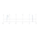 علاقة ملابس جدارية (شماعة) 12 خطاف Delcasa Wall Hanger 12-Hooks