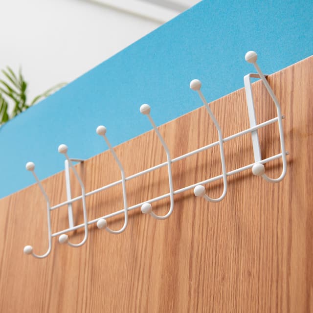علاقة ملابس جدارية (شماعة) 12 خطاف Delcasa Wall Hanger 12-Hooks