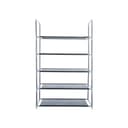 Delcasa 5 Layer Shoe Rack, Iron & Non-Woven Fabric, DC2004 | Easy To Move & Space Saving | Modern Design, More Storage Space | Easy To Assemble