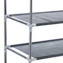 Delcasa 5 Layer Shoe Rack, Iron & Non-Woven Fabric, DC2004 | Easy To Move & Space Saving | Modern Design, More Storage Space | Easy To Assemble