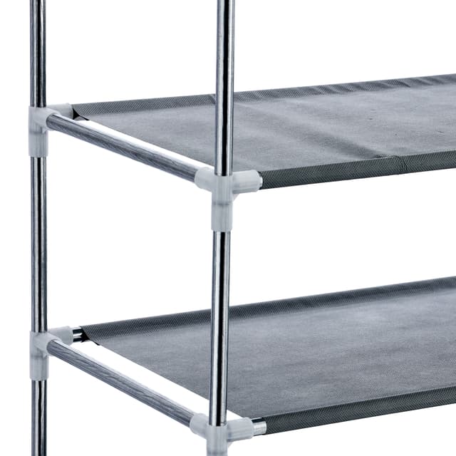 Delcasa 5 Layer Shoe Rack, Iron & Non-Woven Fabric, DC2004 | Easy To Move & Space Saving | Modern Design, More Storage Space | Easy To Assemble