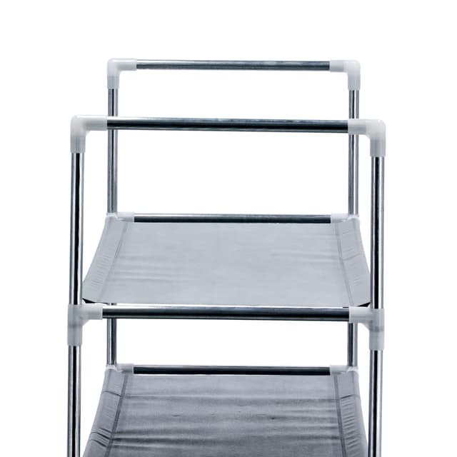 Delcasa 5 Layer Shoe Rack, Iron & Non-Woven Fabric, DC2004 | Easy To Move & Space Saving | Modern Design, More Storage Space | Easy To Assemble