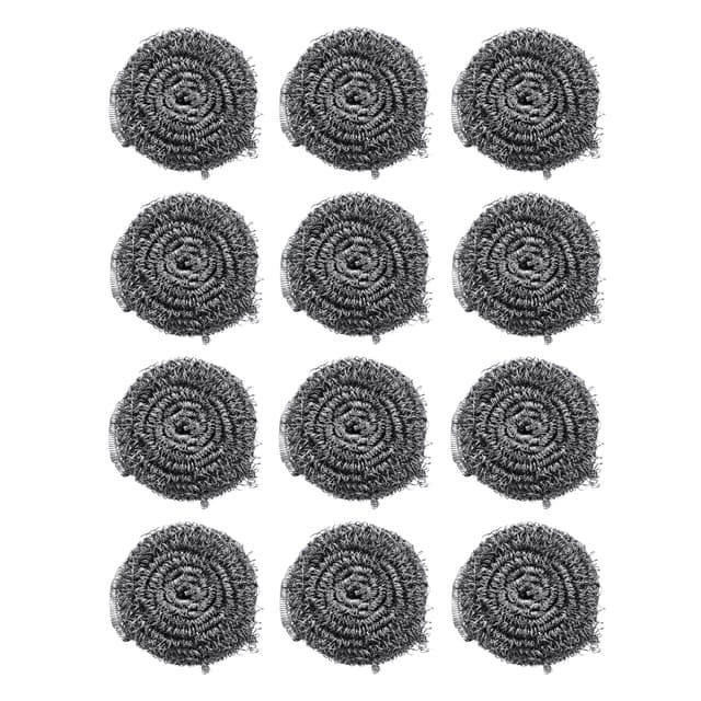 سيفة جلي 12 قطعة Delcasa 12 Pcs Steel Wool - 297876