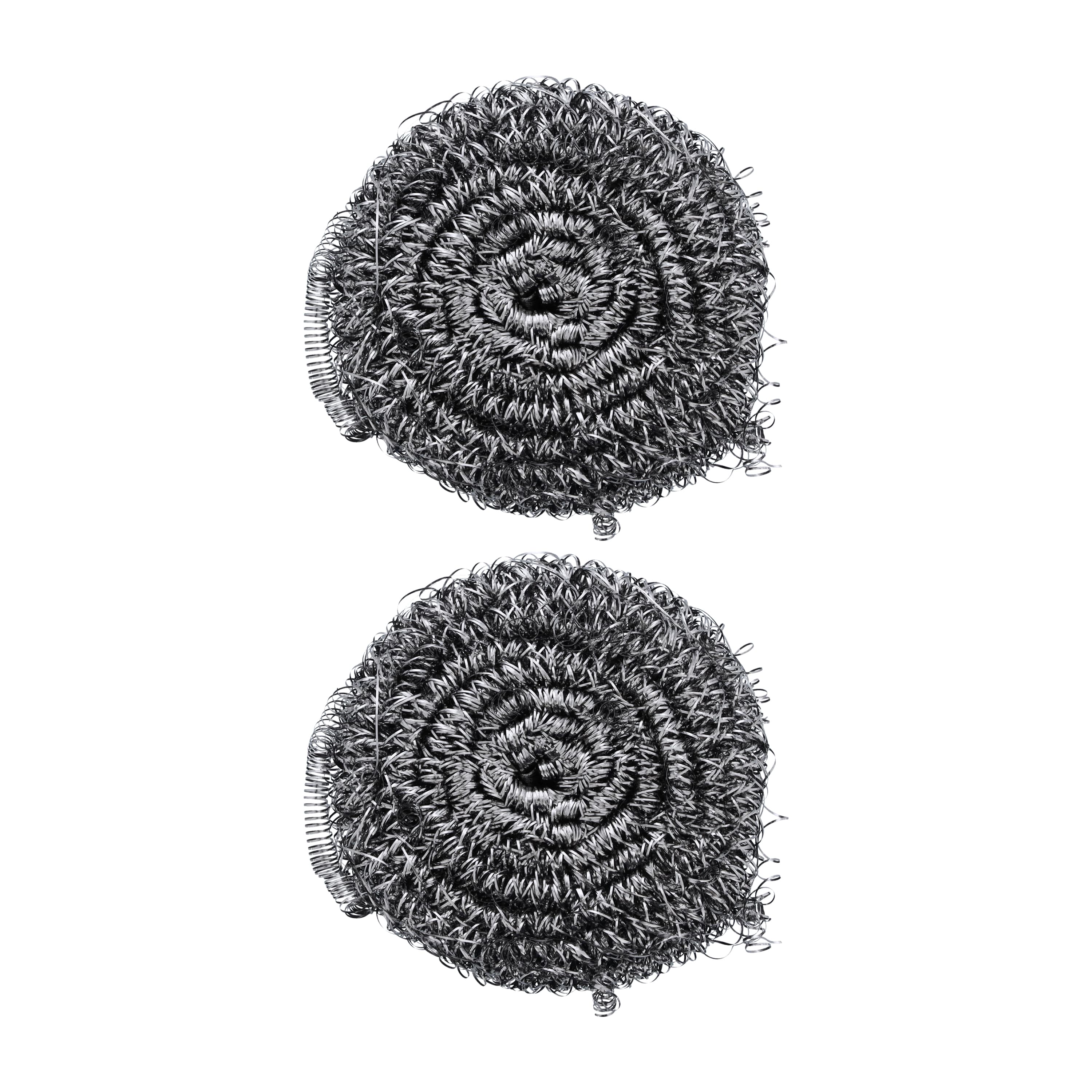 Delcasa 2 Pcs Steel Wool,DC2017 | Ideal for Cast Iron Pans,Powerful Scrubbing for Stubborn Messes | Scrubber for Kitchens,Bathroom and More