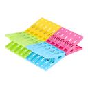 Delcasa 20Pcs Plastic Cloth Clip, Reusable Laundry Clips, DC2023 | Clips with Springs | Attractive Clothes Drying Line Pegs for all Types of Cloths - SW1hZ2U6NDI0MTcx