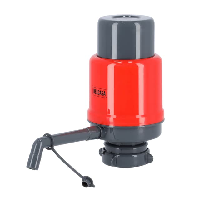 مضخة ماء يدوية أحمر ديلكاسا Delcasa Red With Vacuum Technology Water Dispenser Pump