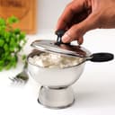 Delcasa Chiratta Puttu Maker, Satinless Steel, DC2065 | Use With Pressure Cooker | Heat-Resistant Bakelite Knob And Handle | Kitchen, Dining